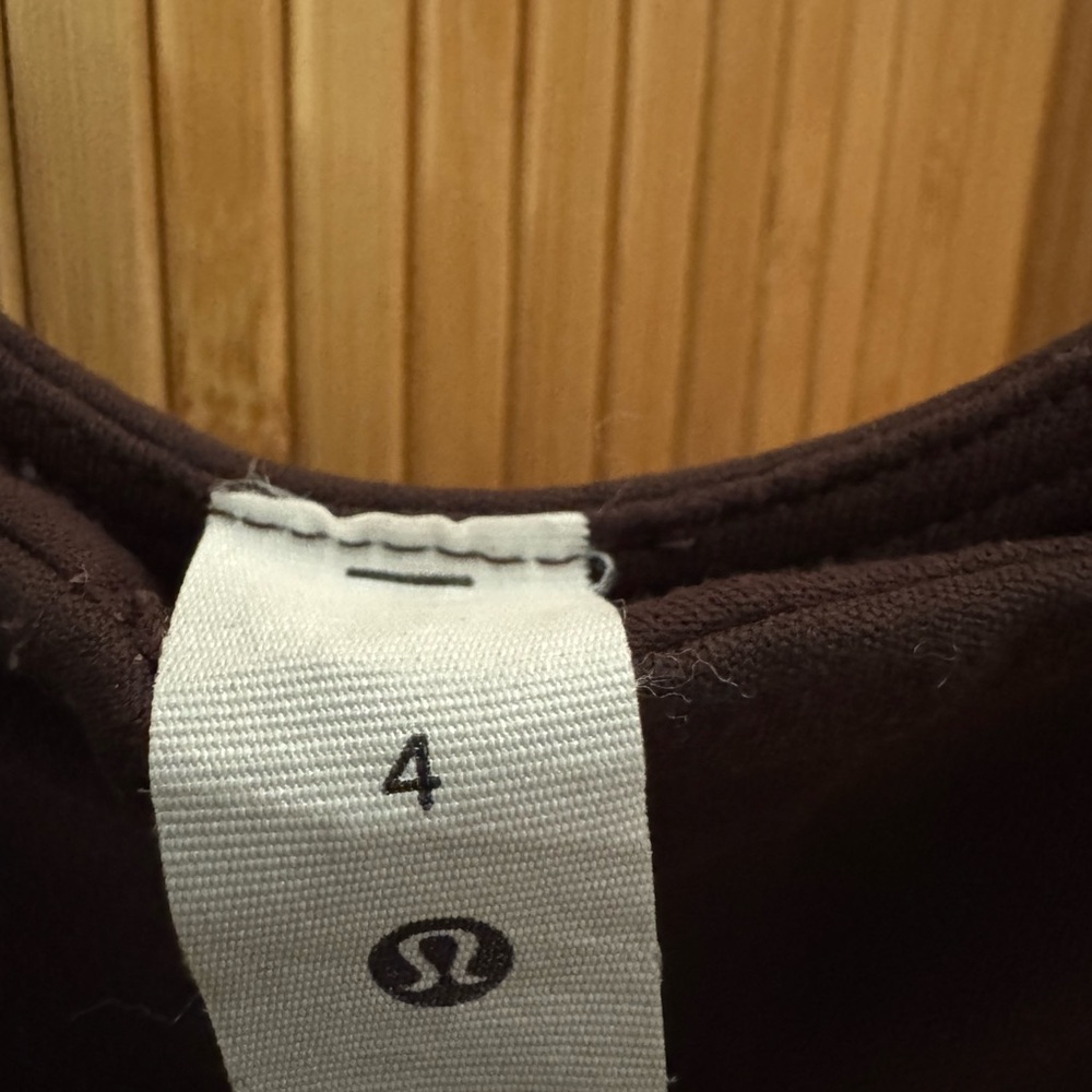 Lululemon Align Zip Front Bodysuit- Espresso - Picture 4 of 8